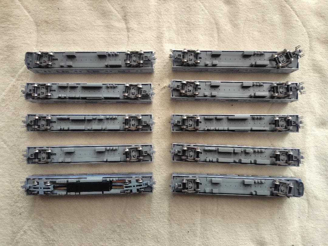 GREENMAX30969+30970西武20000系池袋線20102F白ライト