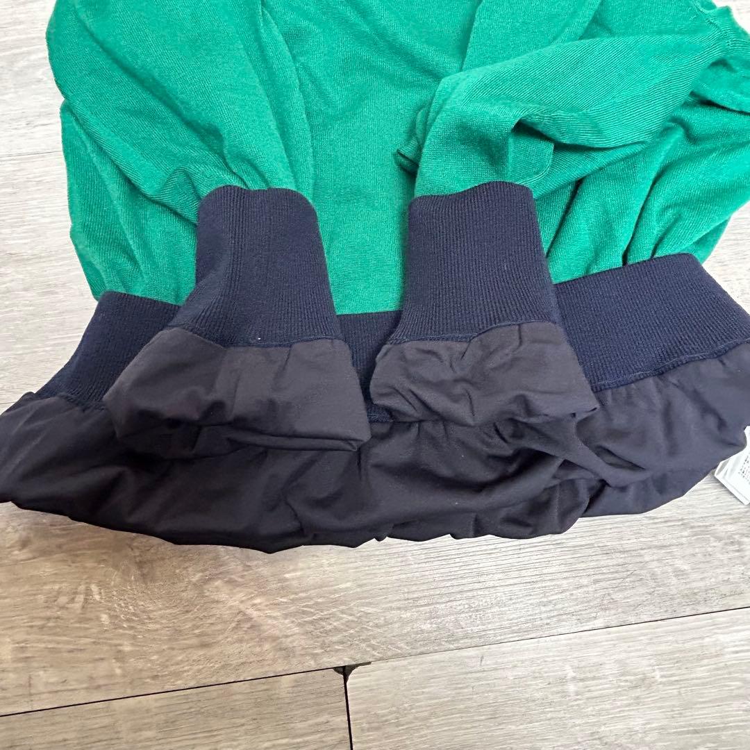 【美品】BEAMS GOLF エアシャット XL グリーン ウール100%