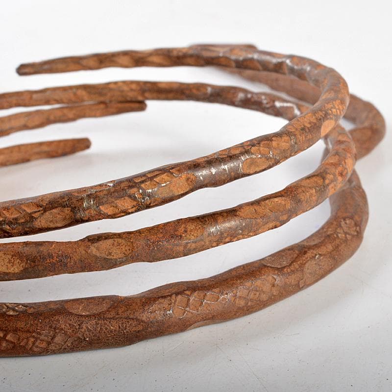 茶道具　田中敏孝作　釣釜道具　釣手　釜釻　釜鎖　一揃　共箱　V　R5786