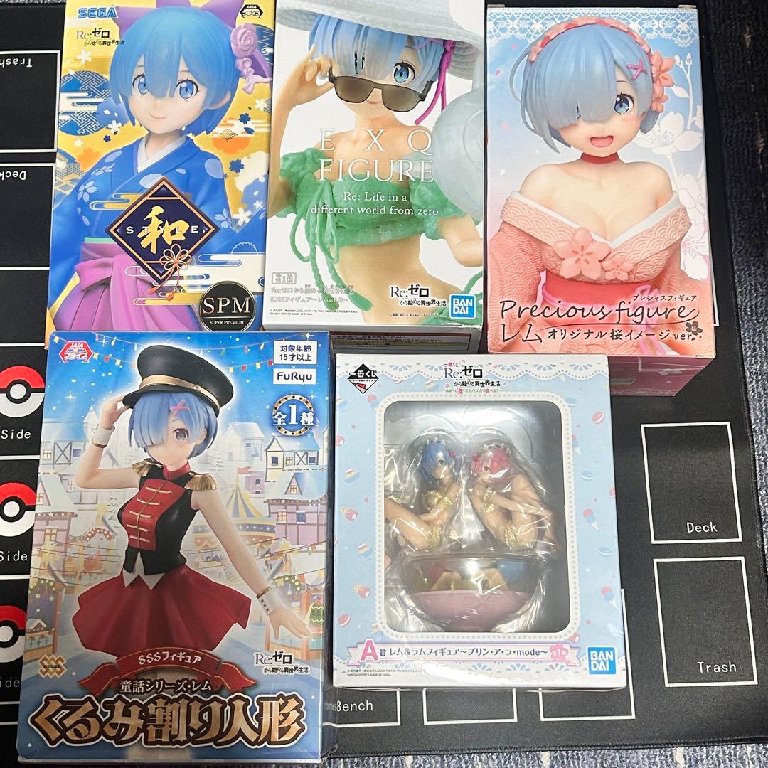 未開封品 リゼロ プライズ 一番くじA賞 フィギュア レム 5点セット