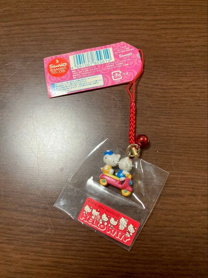 希少 激レア 新品 ご当地 ハローキティ キティ ミミィ バイク ストラップ