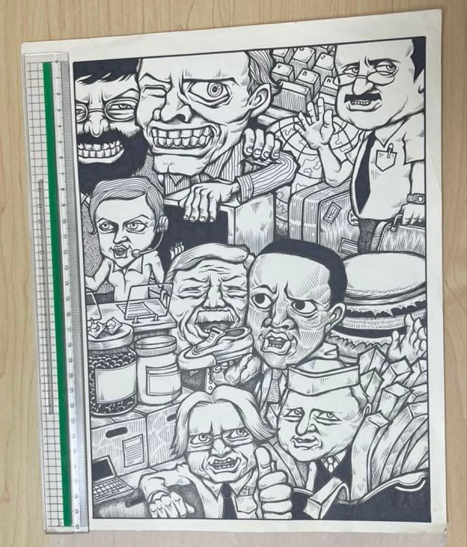 ◯週末特価●イラスト原画②●アメリカ●