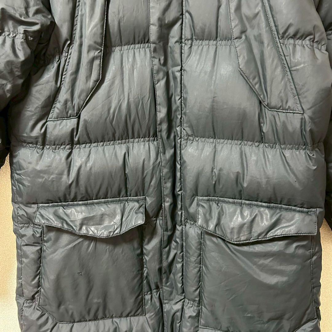 ナイキ【XL】ロングダウンコート　ベンチコート　軽量　ブラック　スポーツ　秋冬