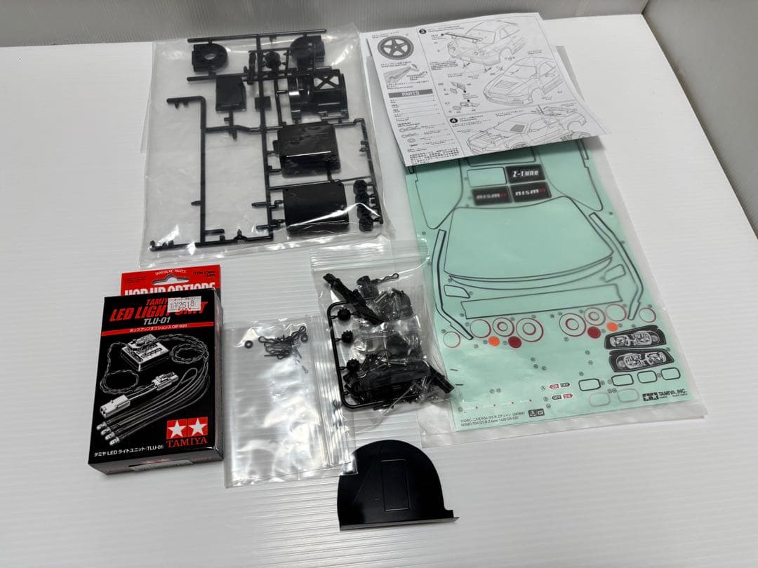 【未走行】タミヤ TT-02 メカ無し ＋ R34 GT-Rボディー