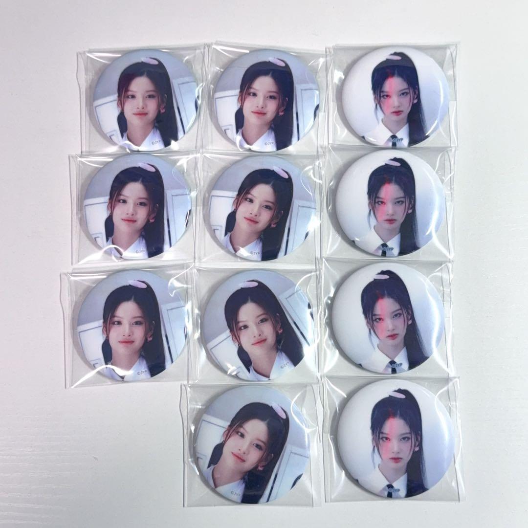 nmixx ソリュン 缶バッジ 11個セット ファンコン 日本