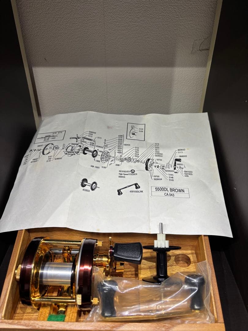 リール Abu Garcia Ambassadeur 5500DL BROWN