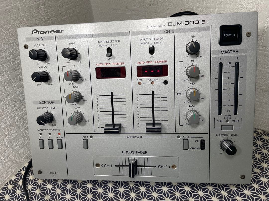pioneer dj パイオニア　DJM-300 シルバー　フェーダーメンテ