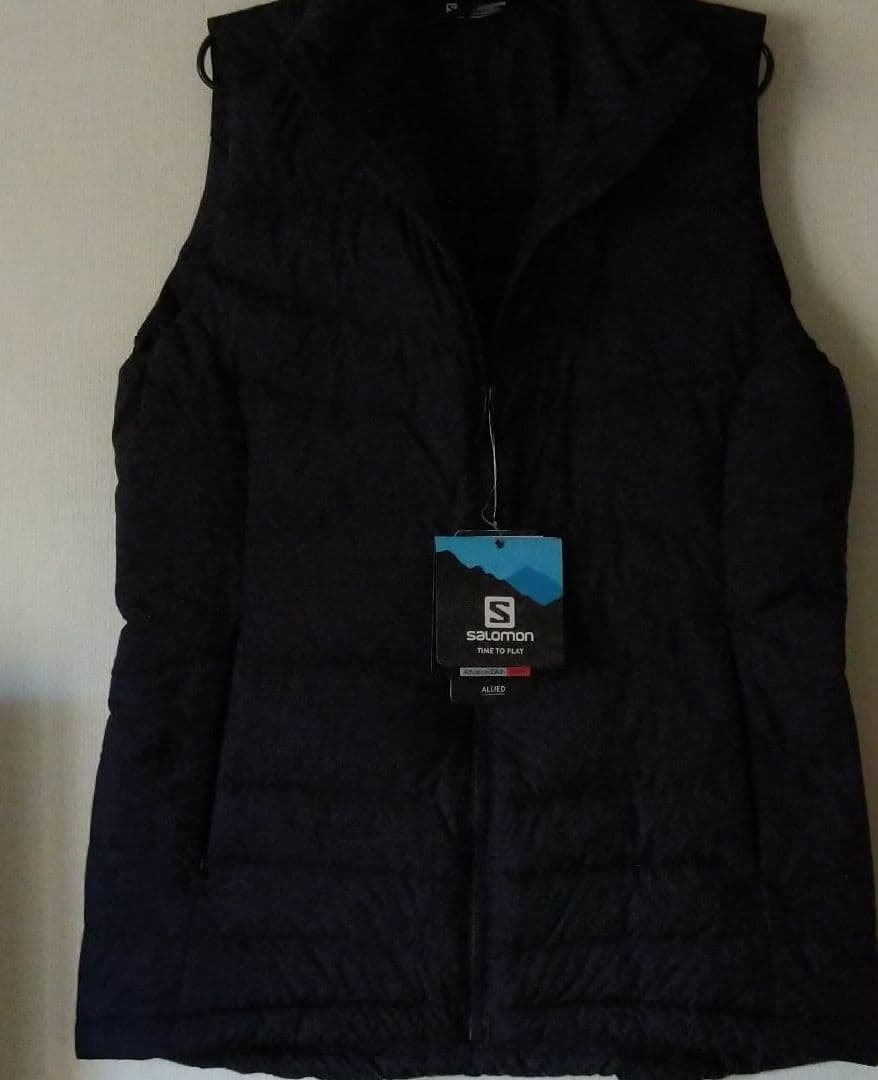 新品　サロモン　Salomon　600 fill poweダウンベスト　M