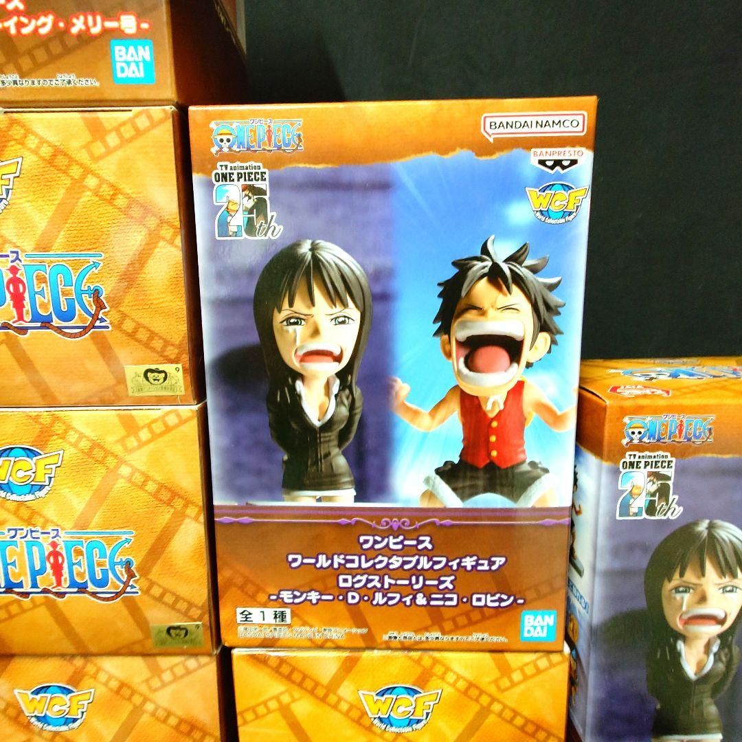 ワンピース ログストーリーズ ルフィ＆メリー号 ＆ニコロビン 28体セット！！