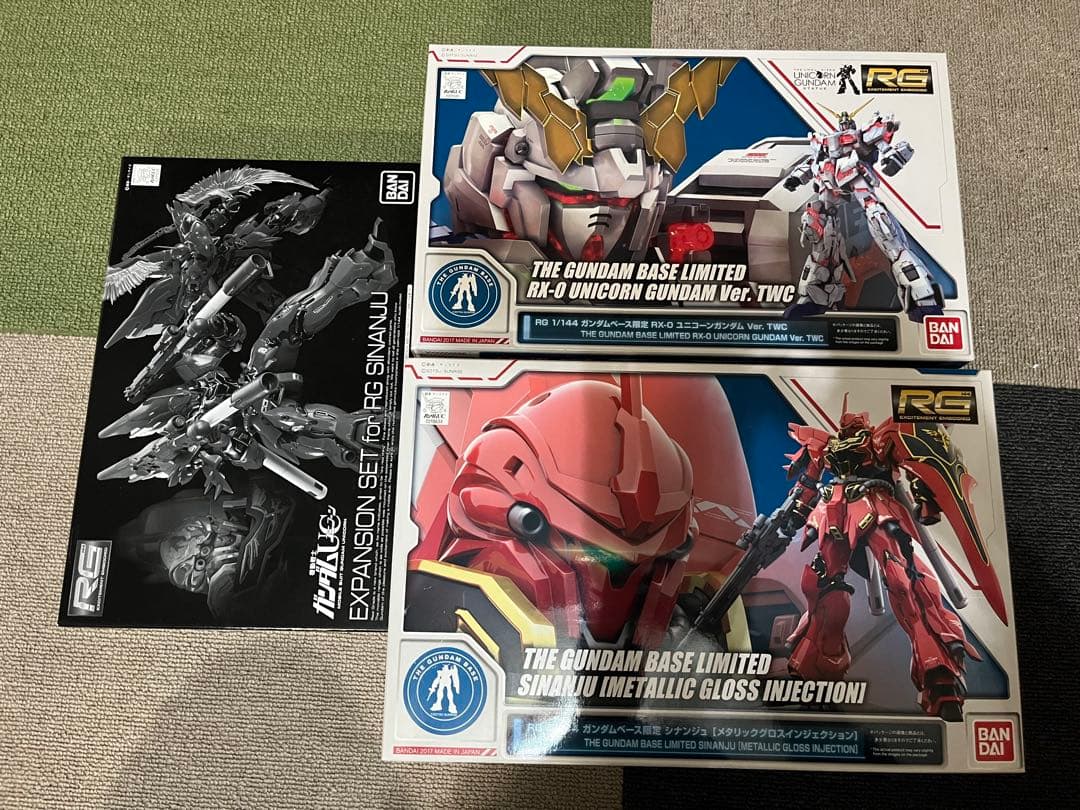 【新品未開封】GB限定RGユニコーンガンダムシナンジュセット
