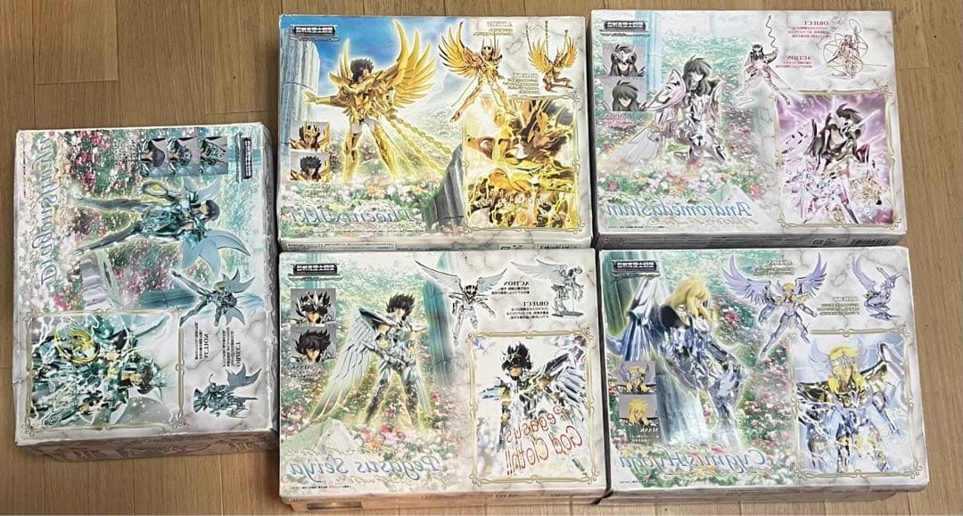 聖闘士星矢　聖闘士聖衣神話　神聖衣5体セット