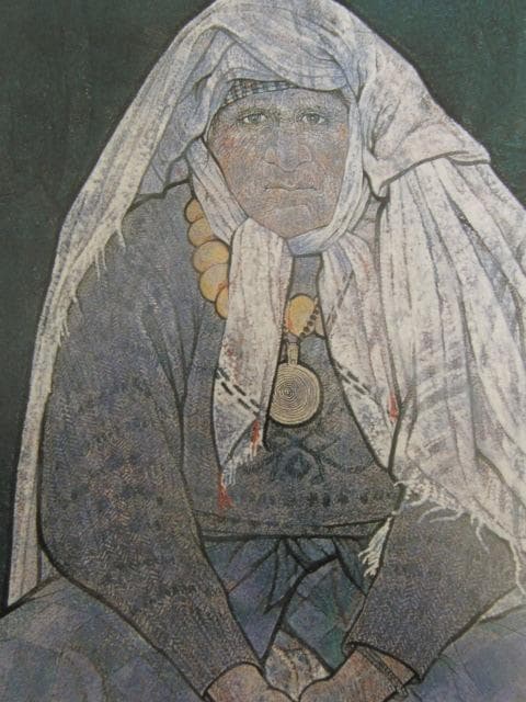 松村公嗣、【午后】、希少な額装用画集より、新品額装付、状態良好