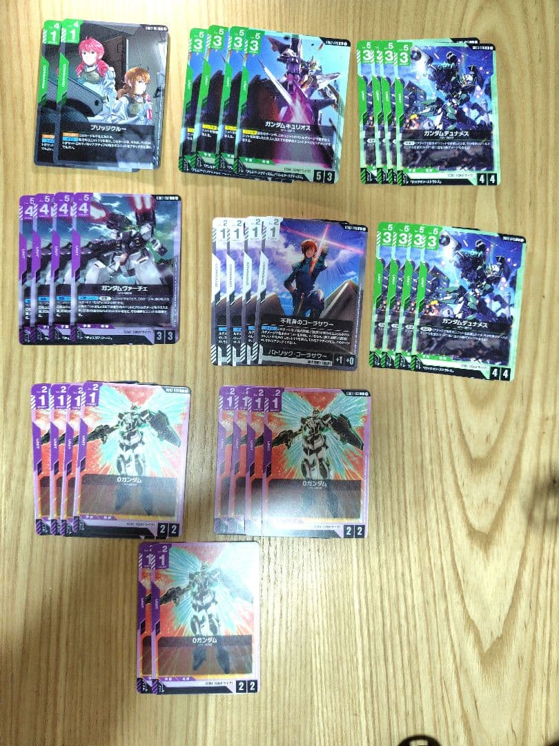 ガンダムカード　デッキパーツ　まとめ売り　R LR リソースなど