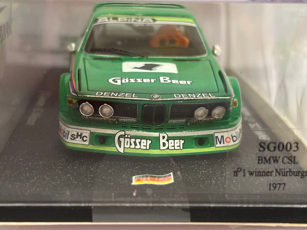  CSL Alpina ニュル 1977 Winner ミニカーSpark
