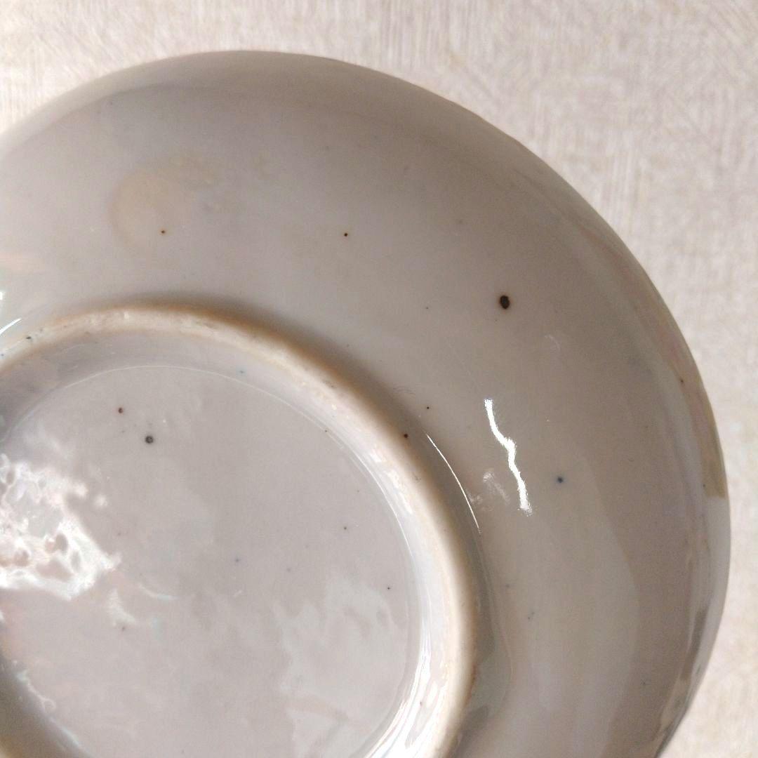 古伊万里明治印判動物図平皿ニワトリ山羊ラクダ