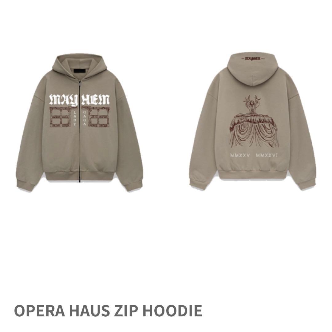 ミュージシャン LADY GAGA OPERA HAUS ZIP HOODIE L