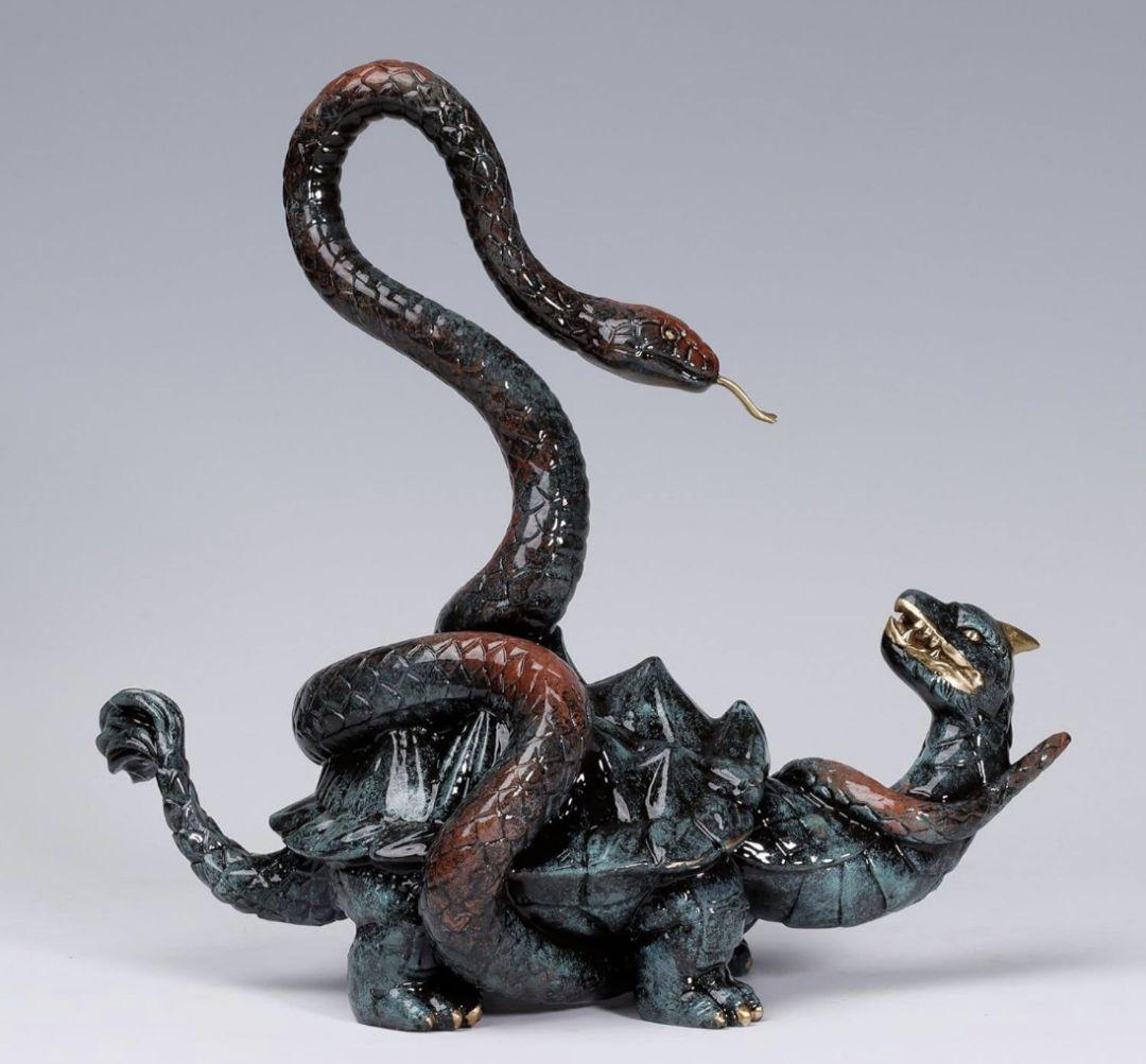 風水　玄武　置物