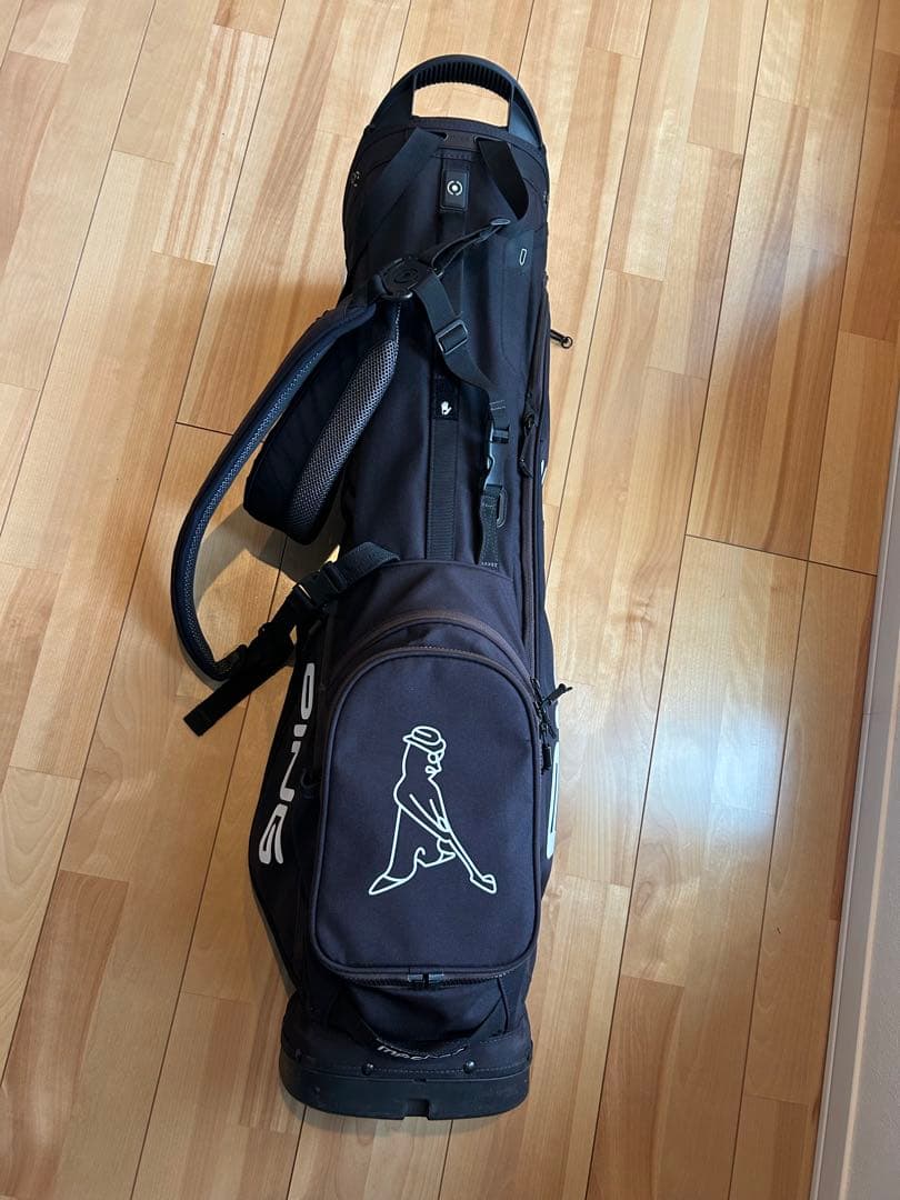 PING ゴルフ　キャディバッグ ブラック スタンド付き