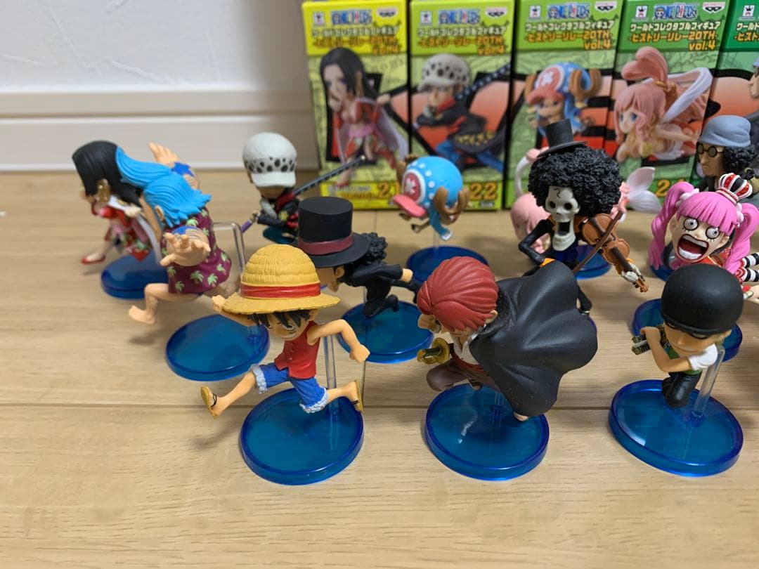 【希少】ワンピース ワーコレ ヒストリーリレー20th vol.1〜5 全30種