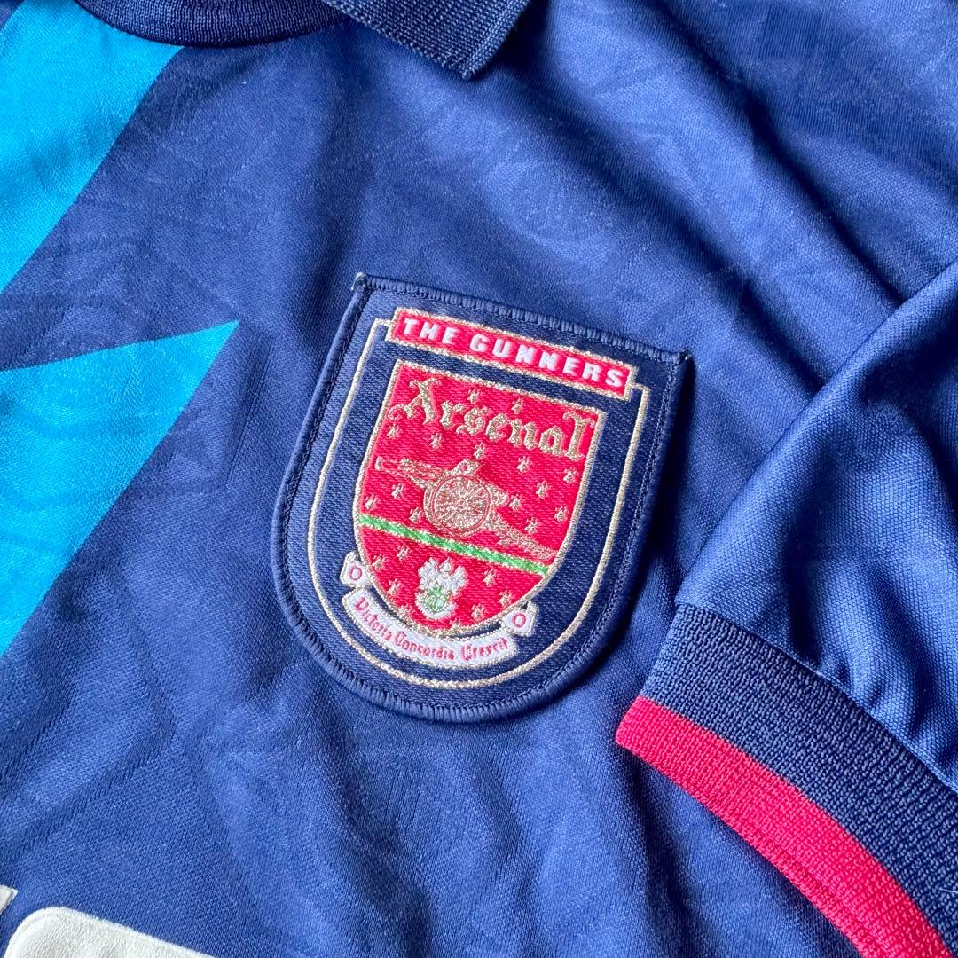 【希少アウェイモデル】アーセナル ９５／９６（A）JVC／襟付きモデル