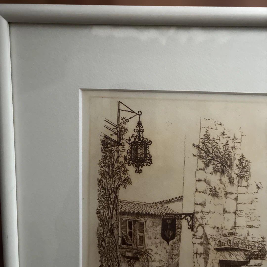 patricia MAE and Michel PERREARD 猫　銅版画