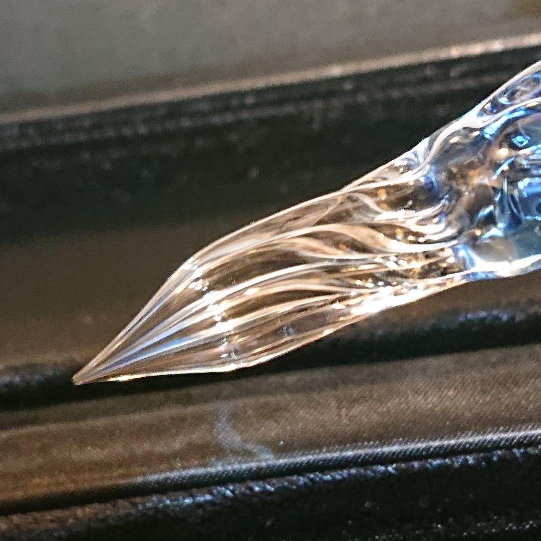 【完全処分☆】菅清風 初代作 硬質 ガラスペン 大文字 せせらぎ 未使用