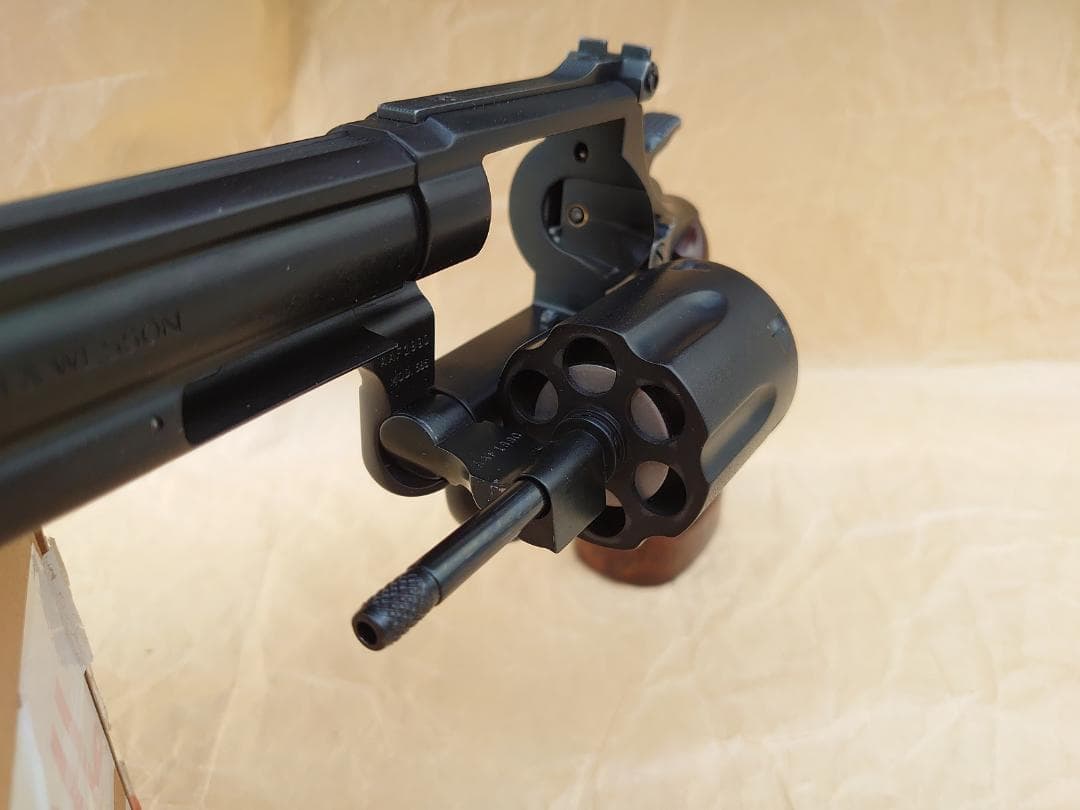 マルシン　S&W M586 6インチ　HW　モデルガン（組み立て・加工品）