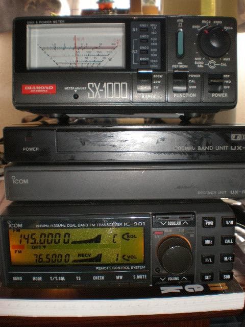 ICOM IC-901D＋UX-129(1200MH)＋UX－R91(受信機)