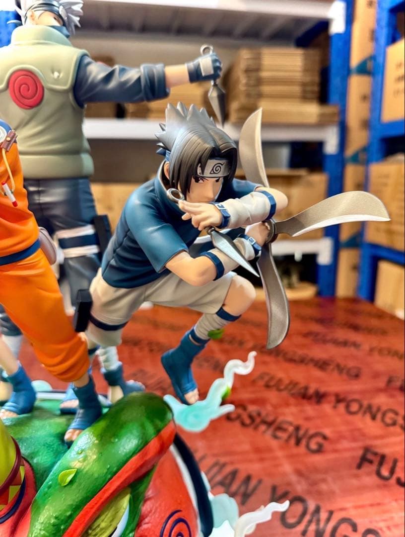 NARUTO ナルト 第七班 ガレージキット ガレキ スタチュー①