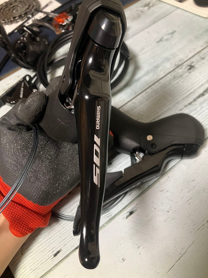 未使用　シマノ　105 r7000 クランク、スプロケなし