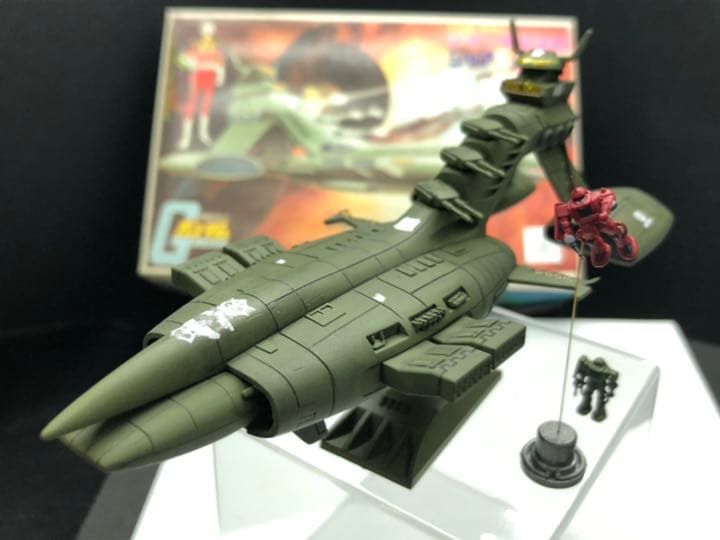 旧キット　シャア専用ムサイ　ファルメル　完成品