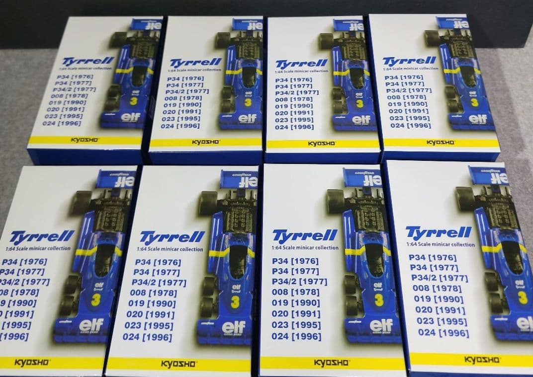 京商　ティレル　ミニカーコレクション ８台セット