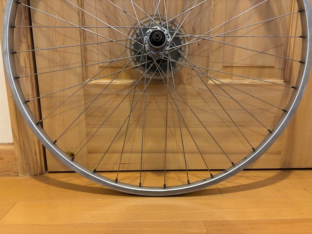 ARAYAリム　700cクリンチャー　完組ホイール前後セット　スプロケ付き