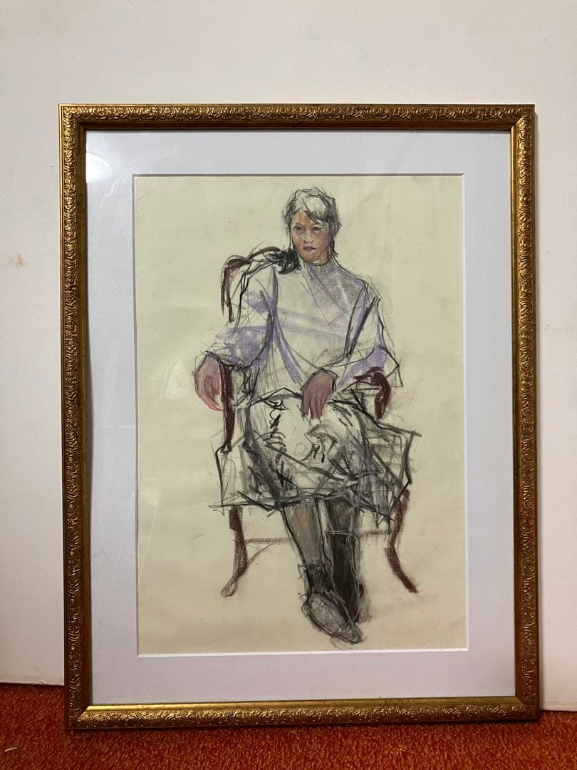 パステル画、パステルスケッチ、