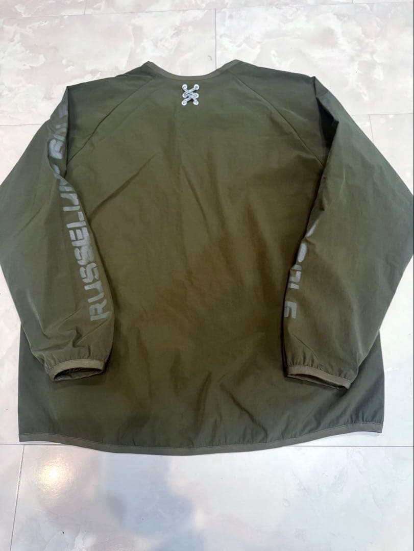 ほぼ新品未使用　ラッセルノ　ストレッチ　セットアップ　カーキ　ブルゾン　パンツ