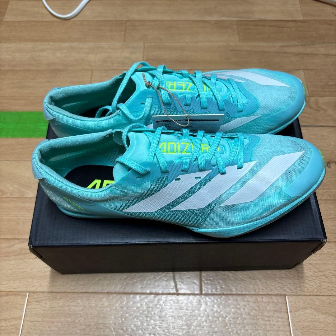 短距離スパイク ADIZERO FINESSE 25.5cm タグ付き