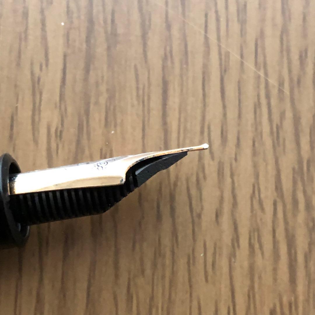 【美品・収納箱付き】モンブラン 149 14C 中白 二段エボナイト芯 万年筆