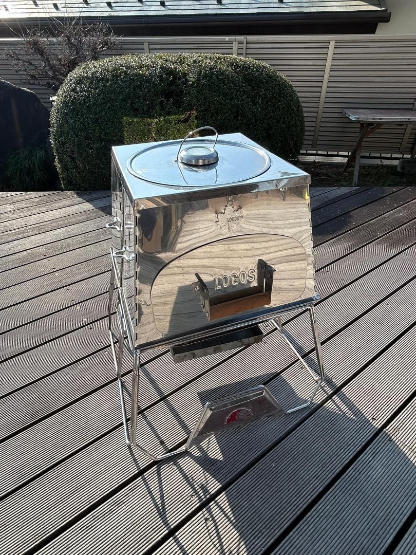 LOGOS THE KAMADOと専用遮温カバーの焚き火台セット