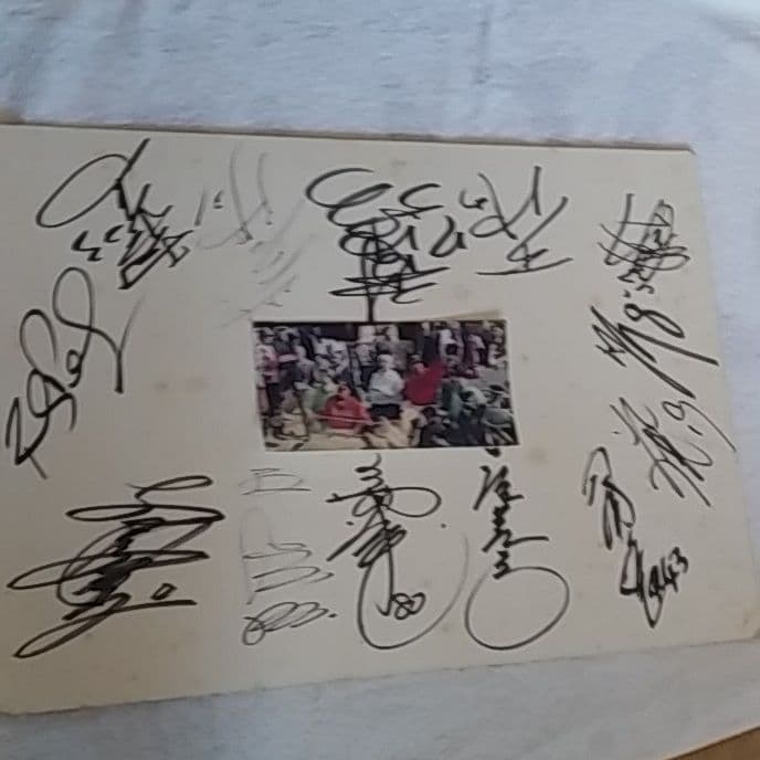 ダイエーホークス　1999年優勝　王監督　直筆寄せ書きサイン