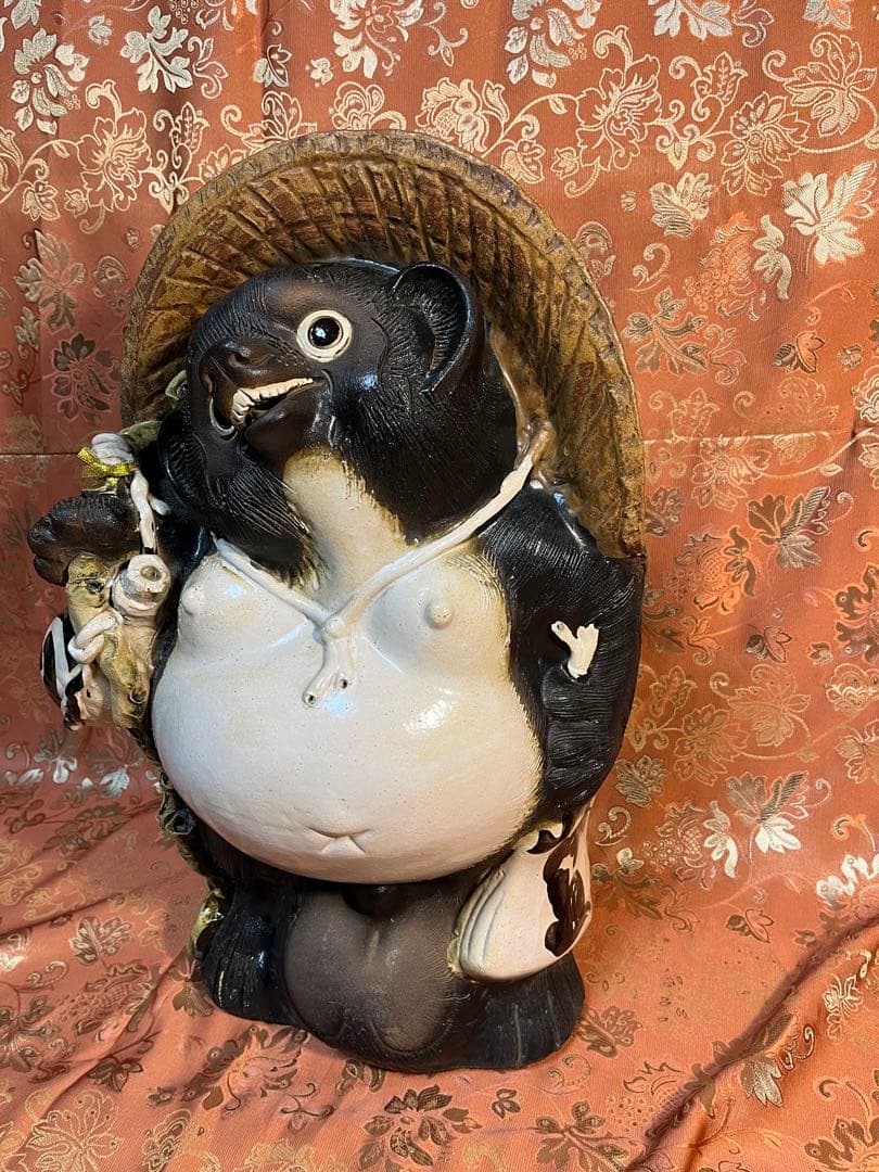 信楽焼　たぬきの置物　タヌキ　一本狸