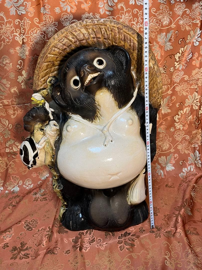 信楽焼　たぬきの置物　タヌキ　一本狸