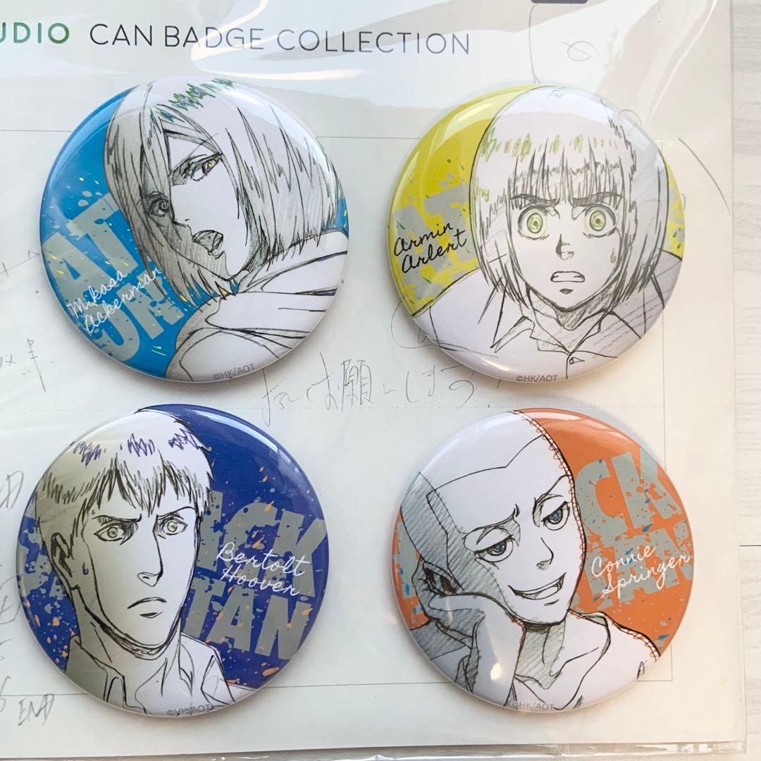 R*1様 【未開封】進撃の巨人 WIT STUDIO 缶バッジコレクション