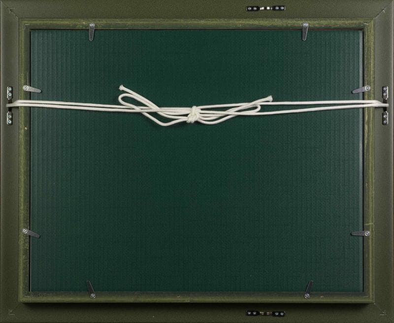 モネ　油彩　肉筆『睡蓮』表サイン　ギャラリー販売証明書　F6号　額装　b562