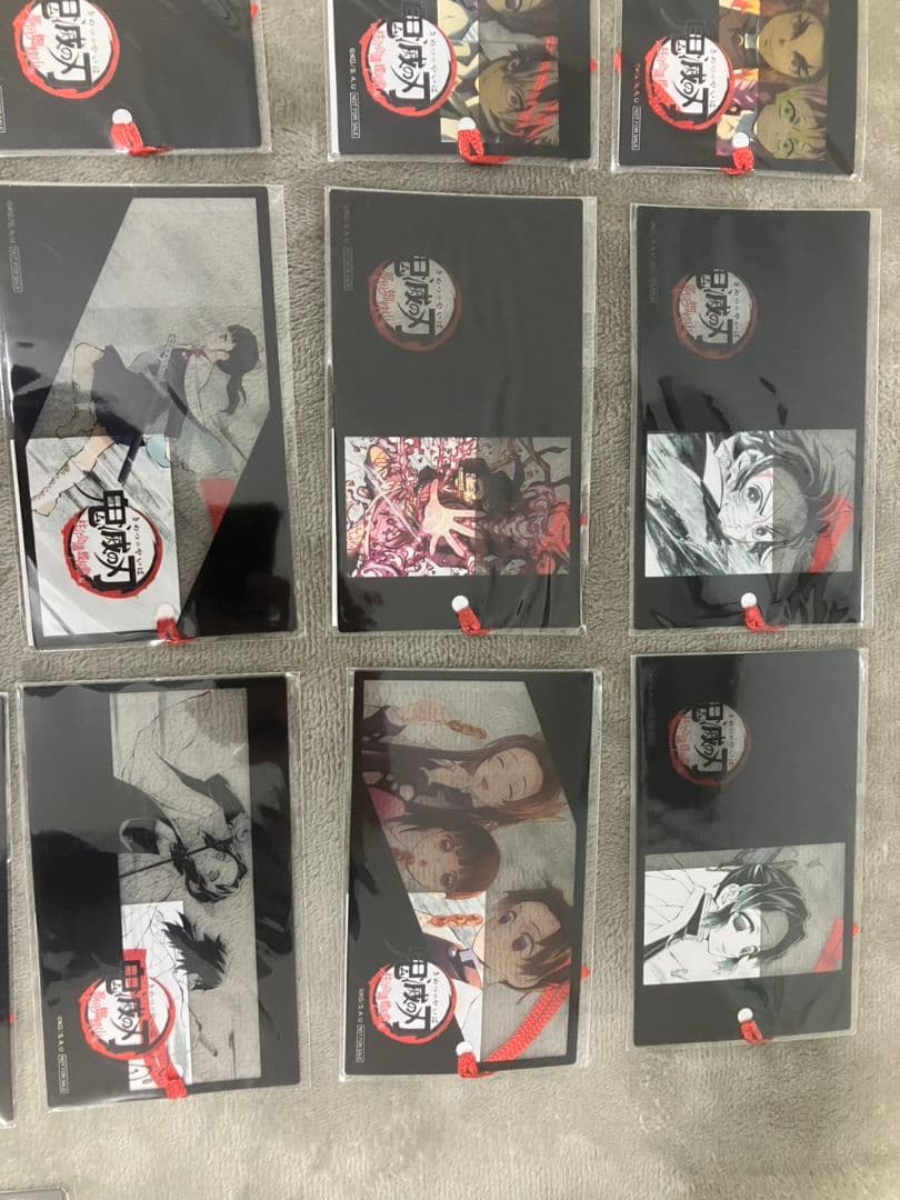 鬼滅の刃　しおり風クリアカード　アイキャッチクリアカード19種　まとめ売りセット