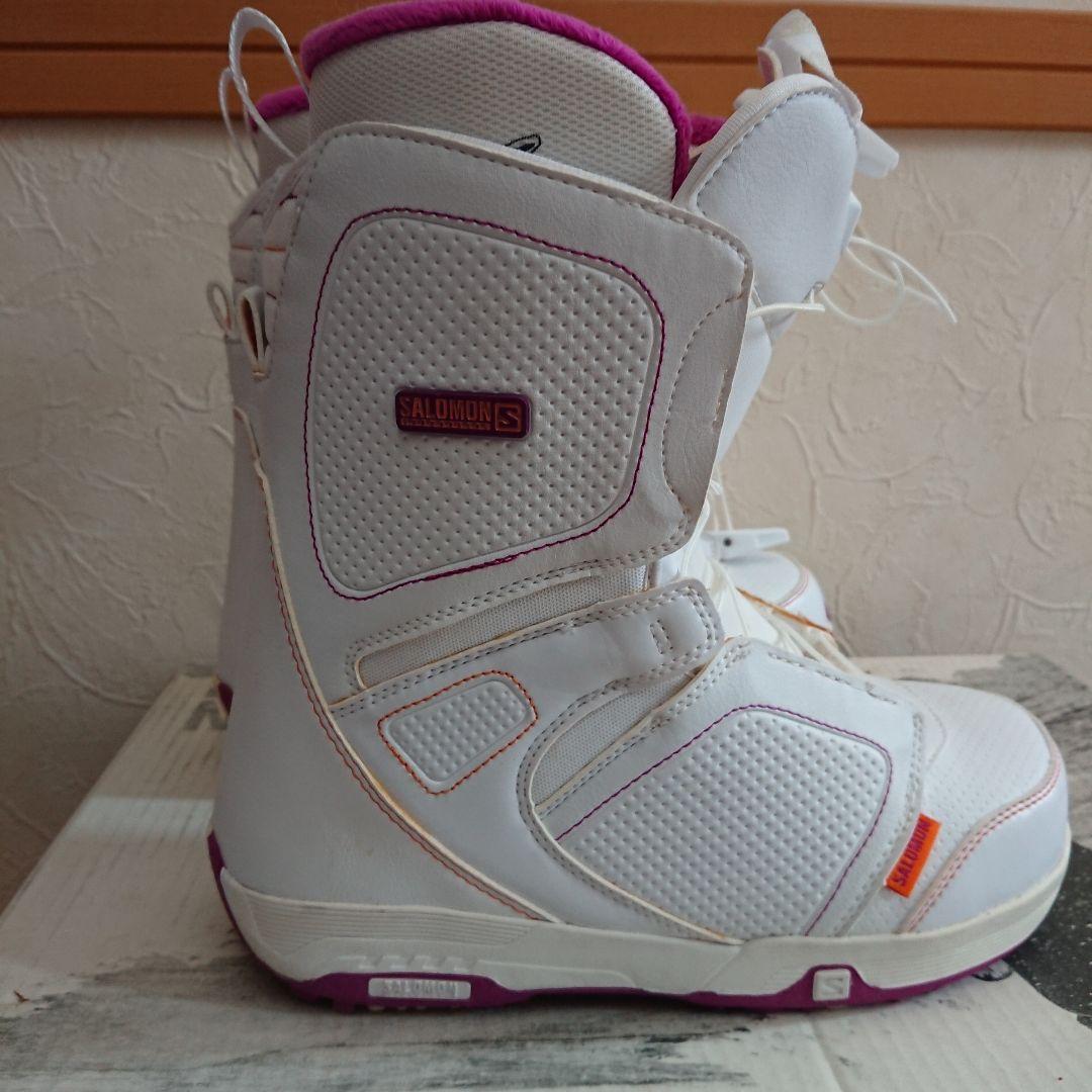 1回使用 サロモン pearl スノボブーツ スノーボード サイズ8 25cm