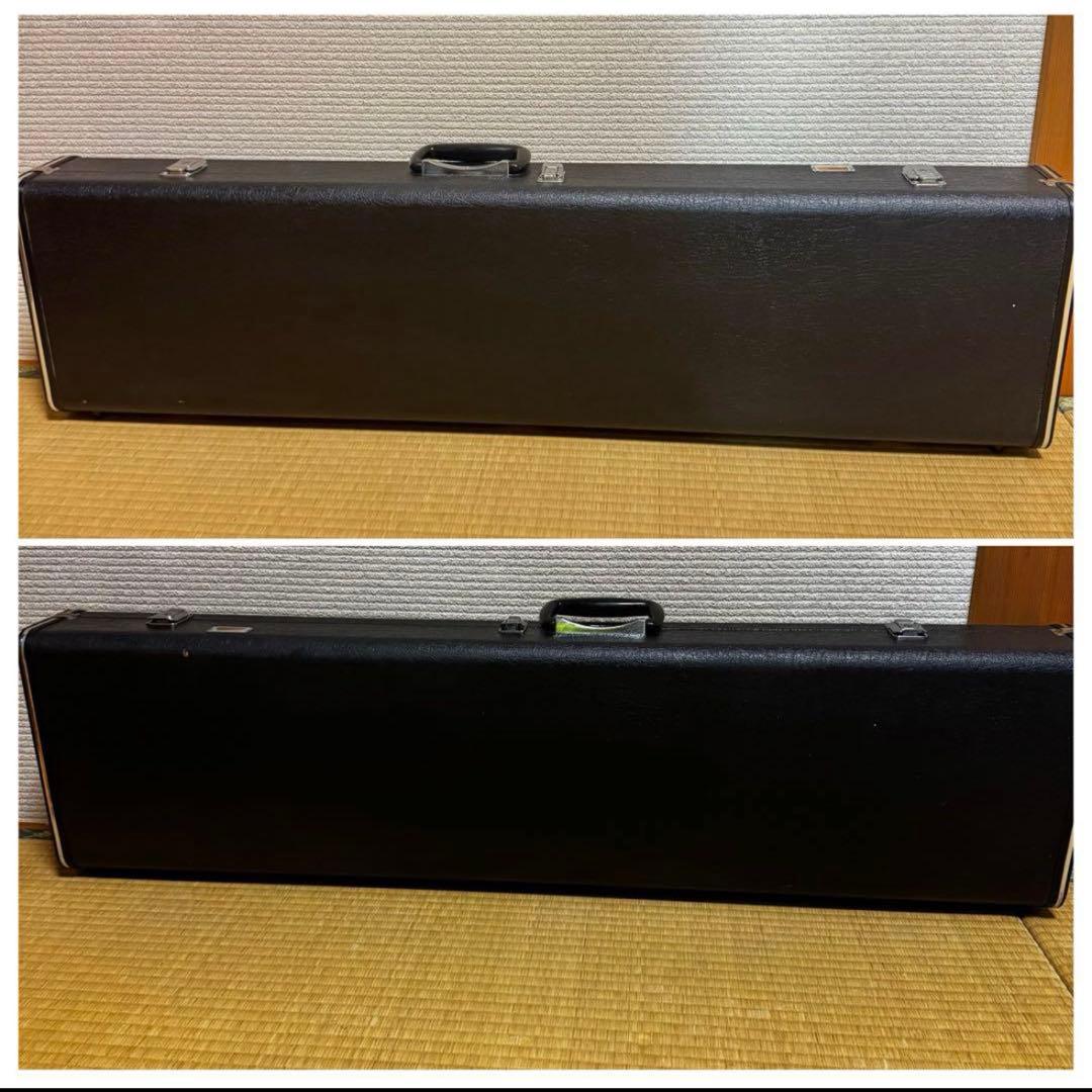 三味線　撥　ケース　3点セット　中棹　花梨　東さわり　破れ有り　初心者　入門