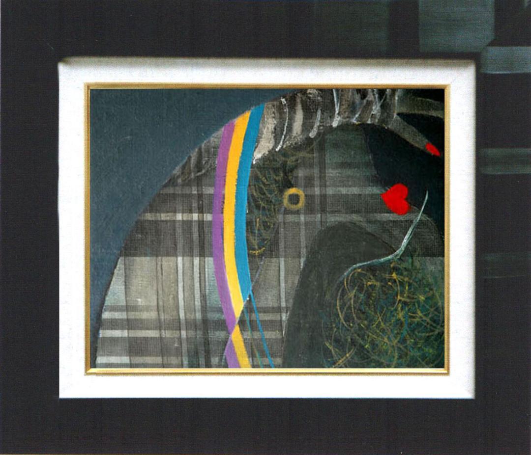 メルカリ 絵画　絵　額付き ( 黒 ) 油絵　F4-052413　愛しい女たち