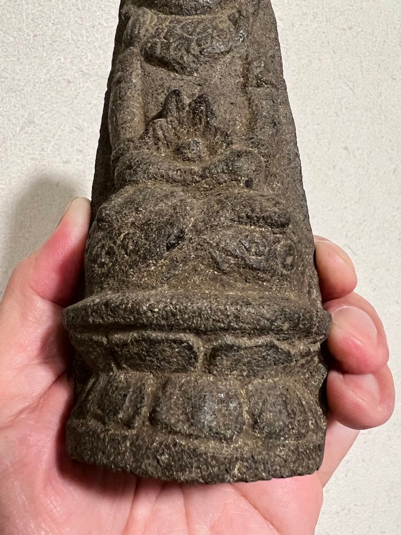 中国 朝鮮 李朝 石製 道教像 稀少 石仏 金銅仏 仏像 仏教美術 骨董 古美術