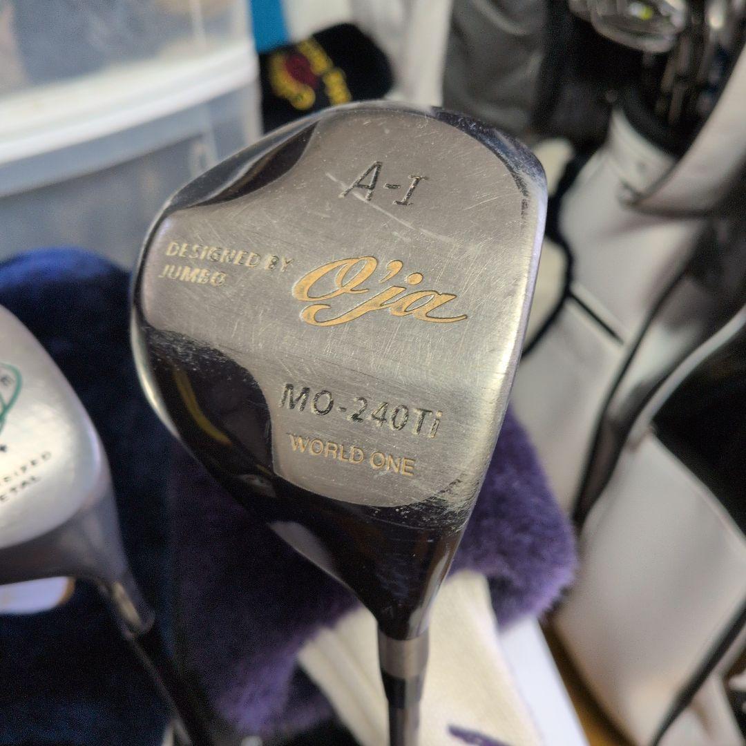 ジャンボ尾崎　ウエサコ　キャディーバッグとドライバー　パターのセット