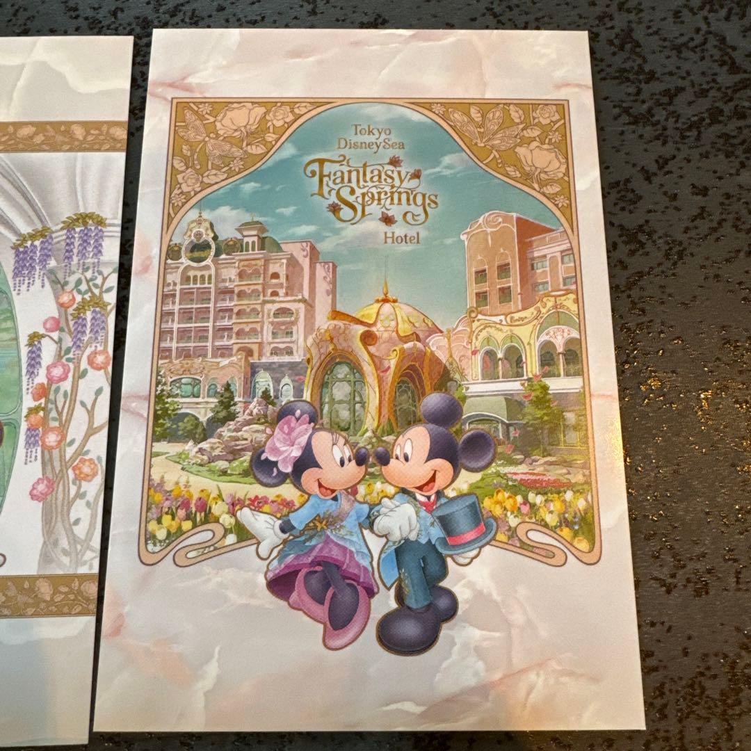 ファンタジースプリングス　グランシャトー　ピンバッジ　バッグ　ポストカードセット